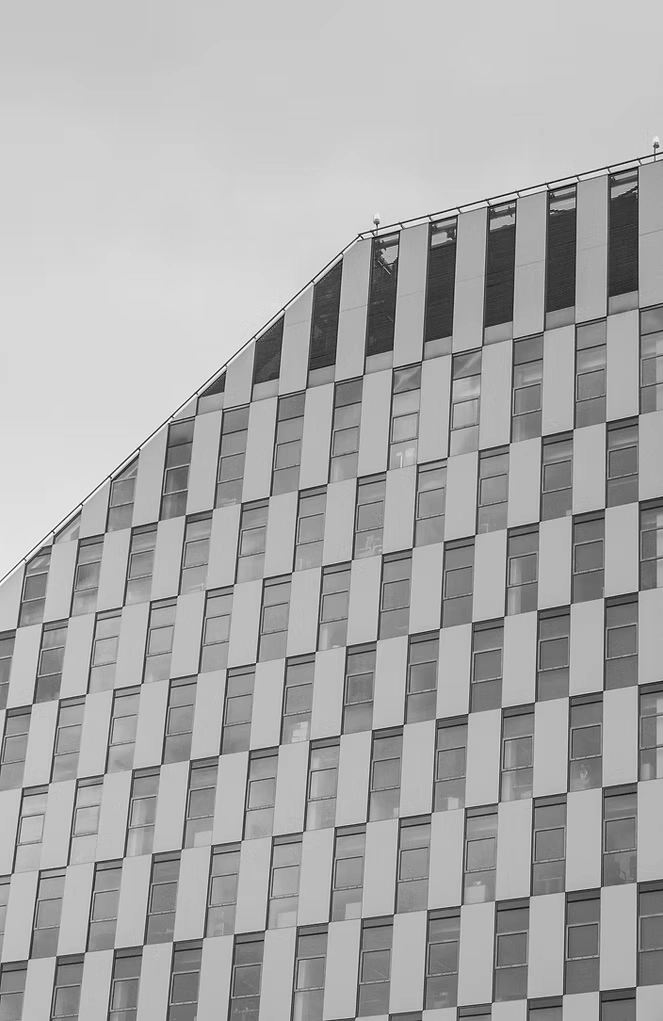 Corporate building facade representing Vesticom's management consultancy services